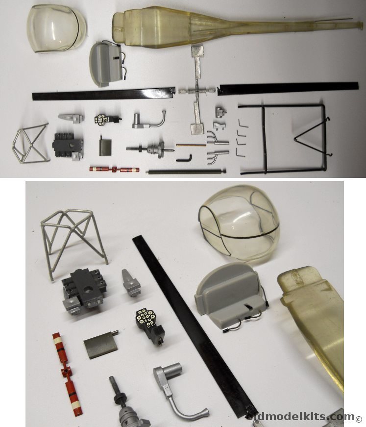 Topping 1/32 Hiller 12E / UH-12 / OH-23 plastic model kit